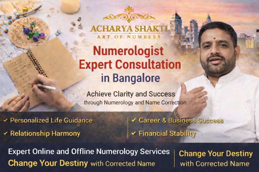 Acharya Shakti: Leading Numerologist in Bangalore for Name Correction & Life Guidance