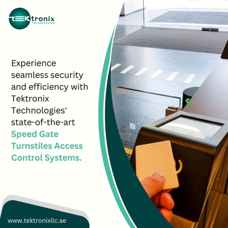 Turnstile Speed Gates – Tailgate-Proof Security in KSA