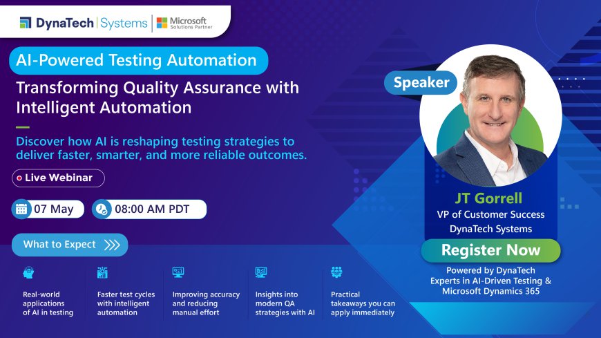 AI-Powered Test Automation for Dynamics 365 Webinar