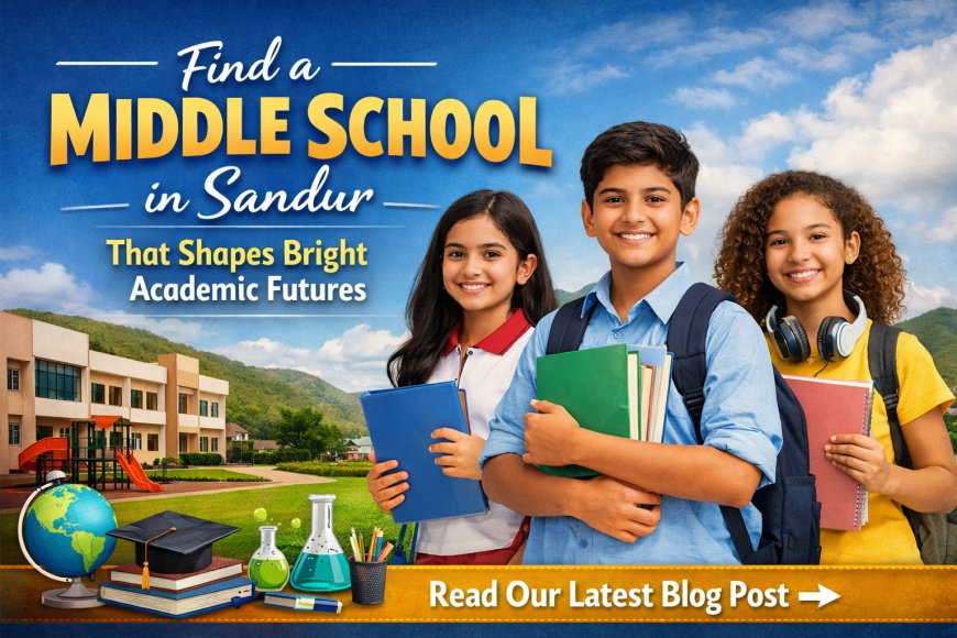 Find a Middle School in Sandur That Shapes Bright Academic Futures