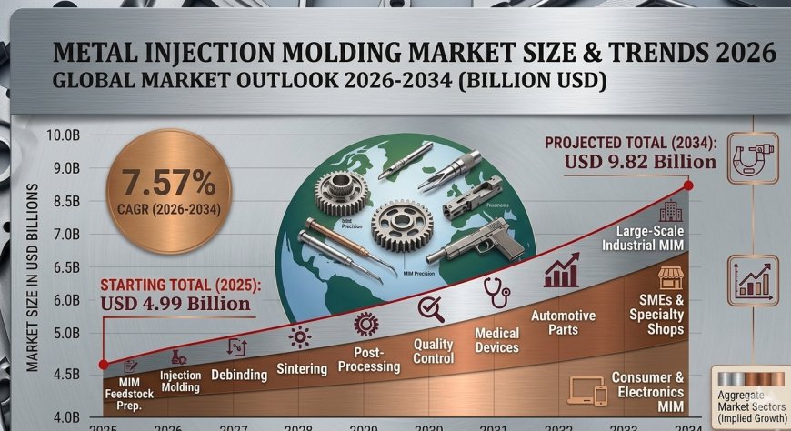Metal Injection Molding Market Size, Share, Latest Trends and Forecast 2026-2034