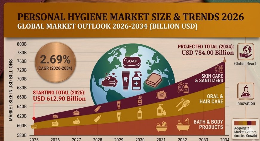 Personal Hygiene Market Size and Forecast 2026 | USD 784.0 Billion by 2034