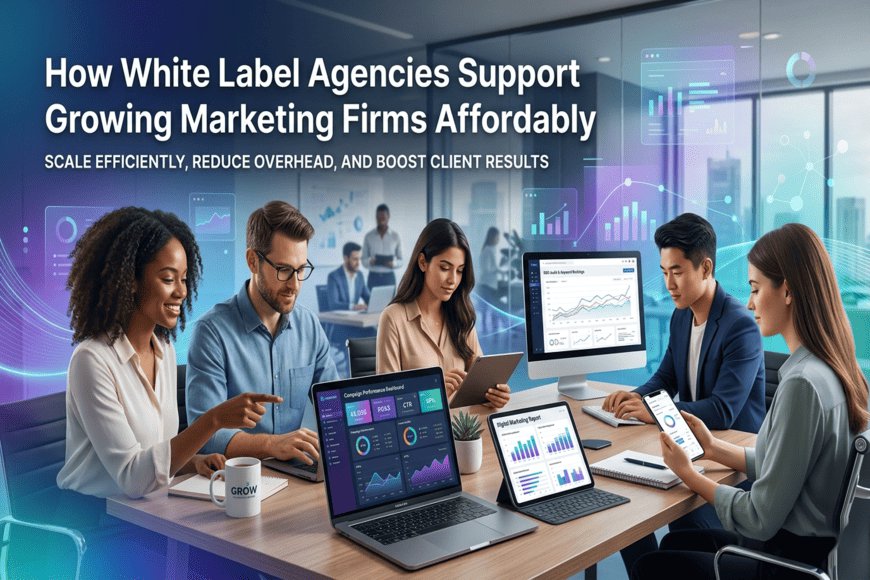 How White Label Agencies Support Growing Marketing Firms Affordably