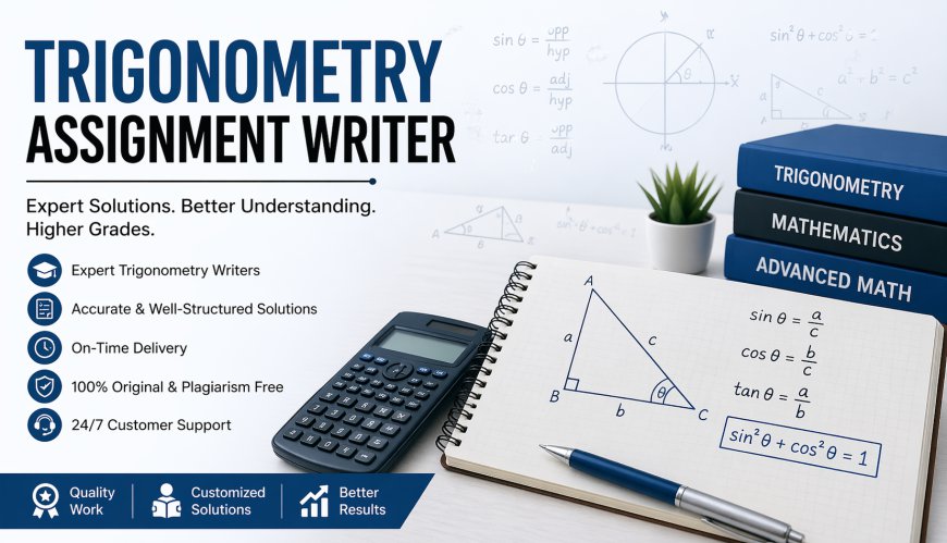 Simplify Complex Problems with a Trusted Trigonometry Assignment Writer