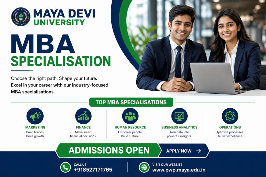Struggling to Choose an MBA Specialisation? Here’s the Exact Solution