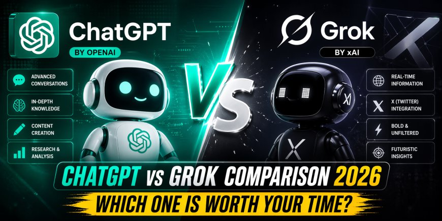 ChatGPT vs Grok Comparison 2026: Which One Is Worth Your Time?