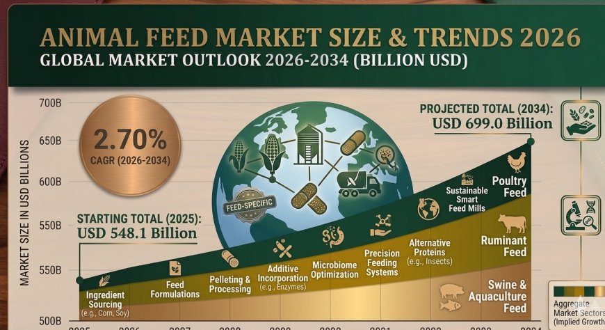 Animal Feed Market Size, Growth and Forecast 2026 | 699.0 Billion by 2034