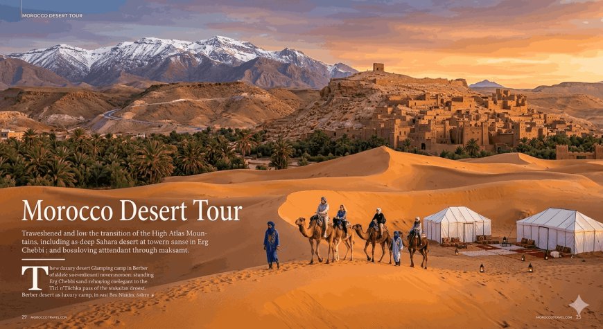How to Plan the Best Desert Tours Morocco Itinerary for Your 2026 Adventure