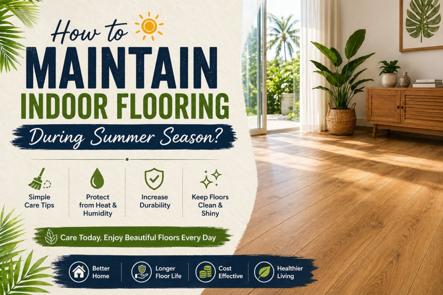 How to Maintain Indoor Flooring During the Summer Season?