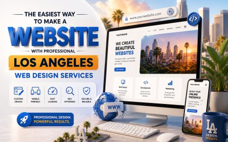 The Easiest Way to Make a Website With Professional Los Angeles Web Design Services
