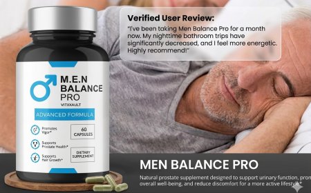 Men Balance Pro Reviews USA: Natural Prostate Support Supplement for Men