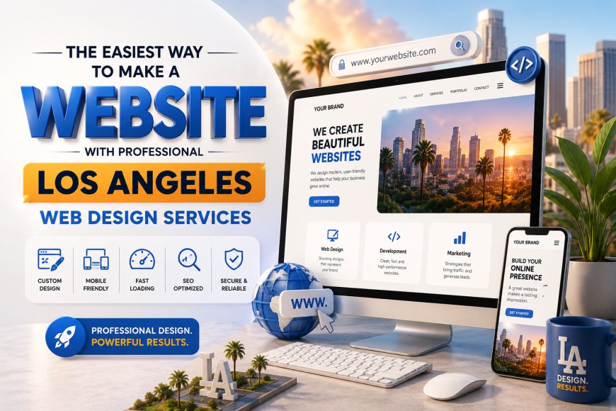 The Easiest Way to Make a Website With Professional Los Angeles Web Design Services