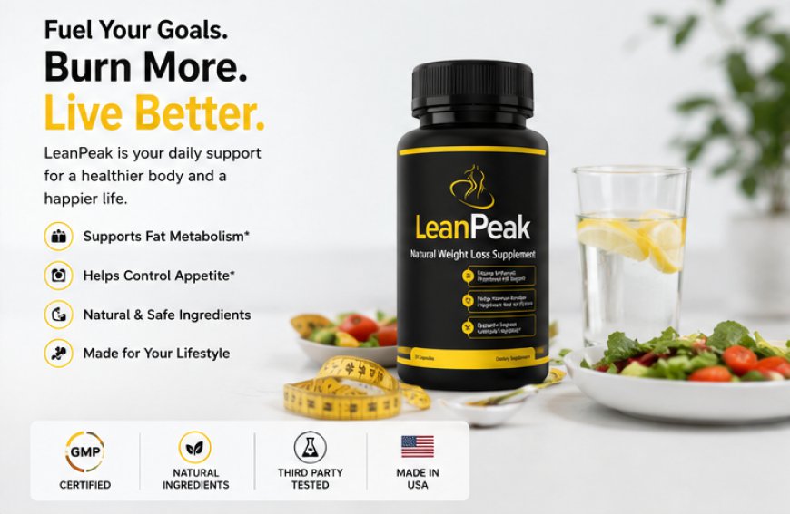 LeanPeak Reviews USA – Natural Fat Burner Support