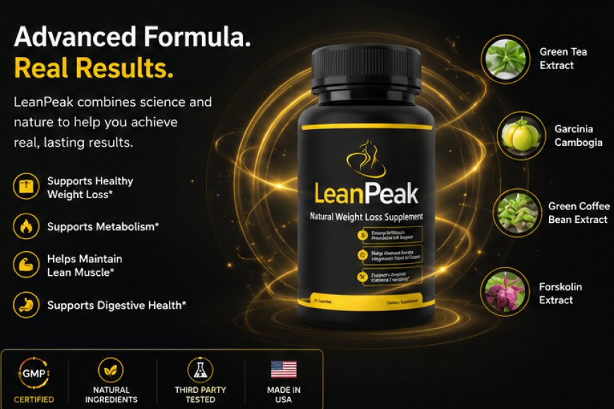 LeanPeak Reviews USA – Natural Weight Support Formula