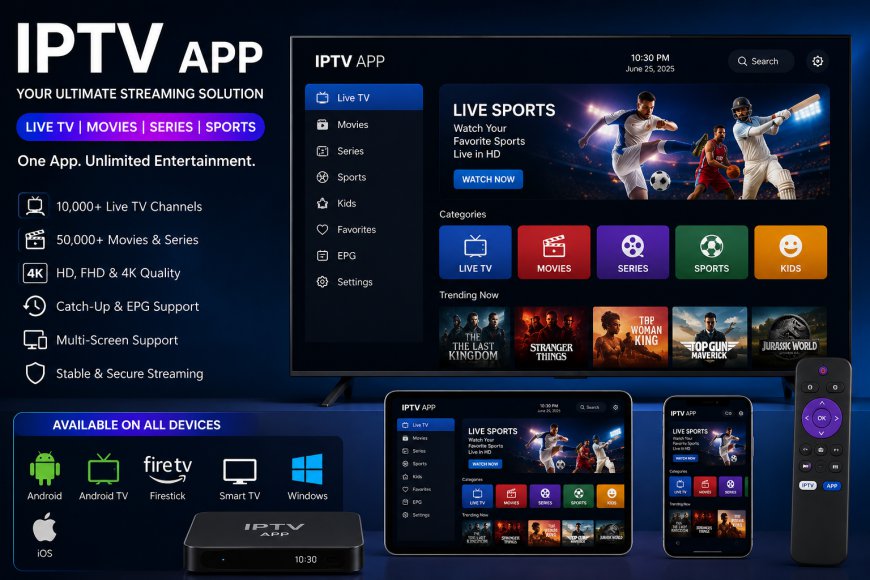 IPTV App The Complete Guide to The Best Streaming App