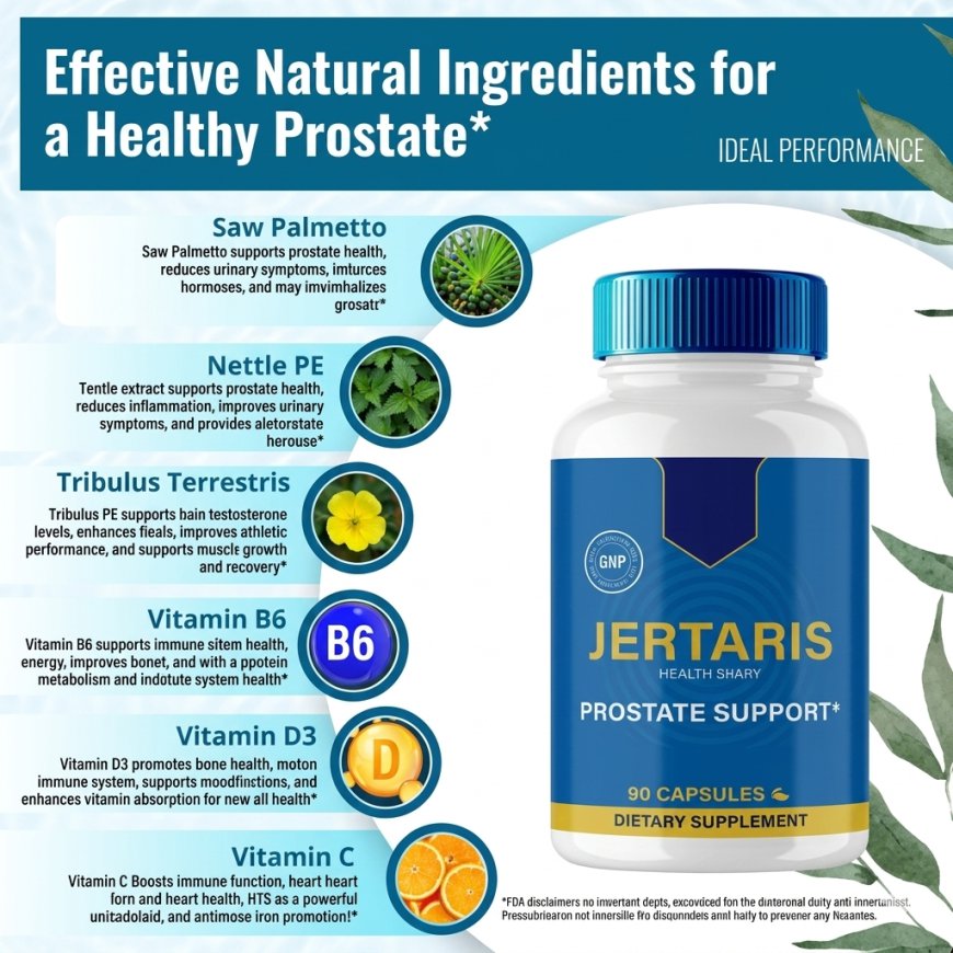 Jertaris Review USA: Prostate & Urinary Support