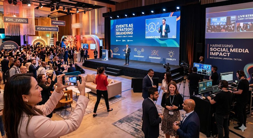 How professional events boost brand visibility on social media