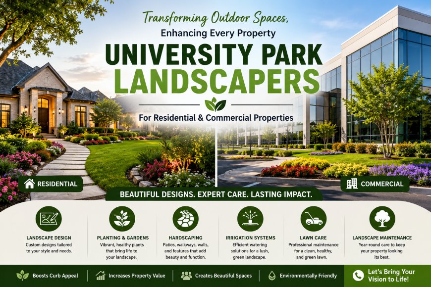 How University Park Landscapers Transform Residential and Commercial Properties