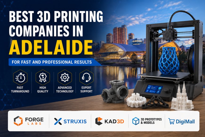 Best 3D Printing Companies in Adelaide for Fast and Professional Results