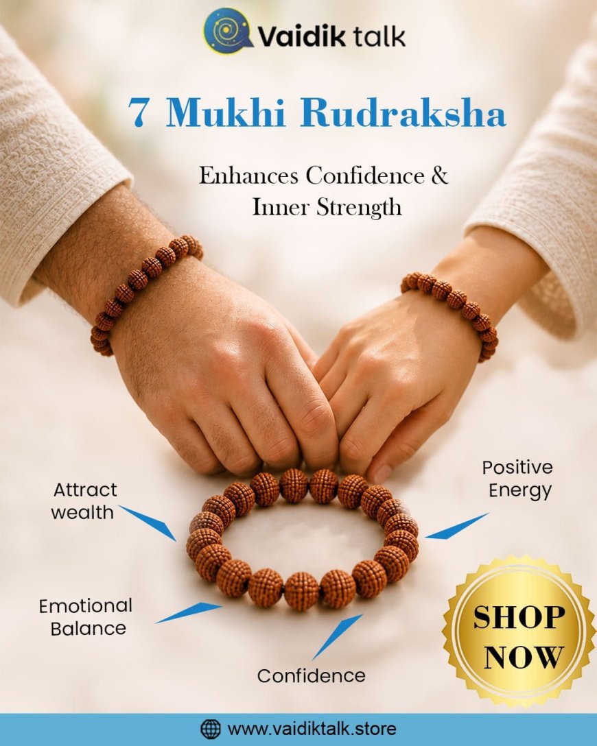 7 Mukhi Rudraksha Bracelet – Benefits, Price & Authentic Buying Guide