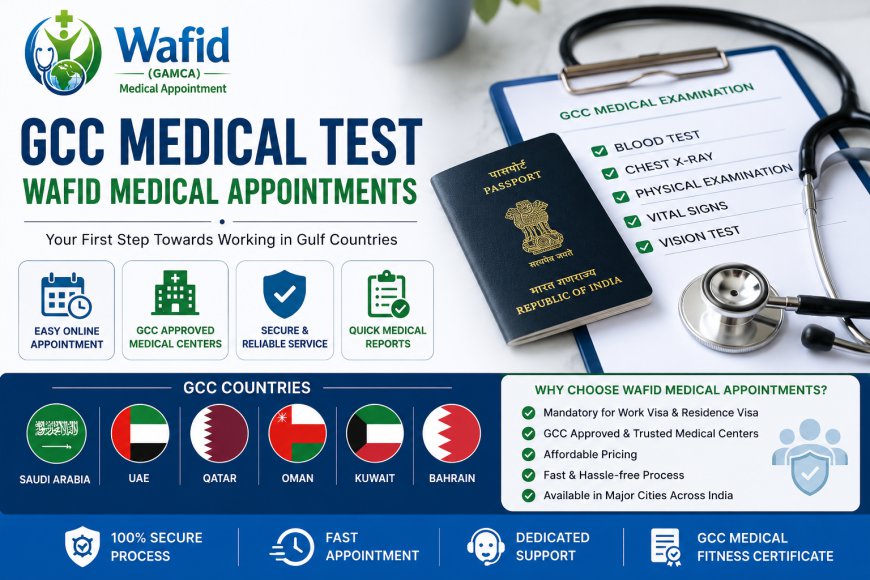 GCC Medical Test – Wafid Medical Appointments Complete Guide