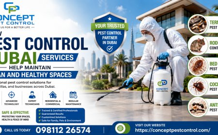 How Pest Control Dubai Services Help Maintain Clean and Healthy Spaces