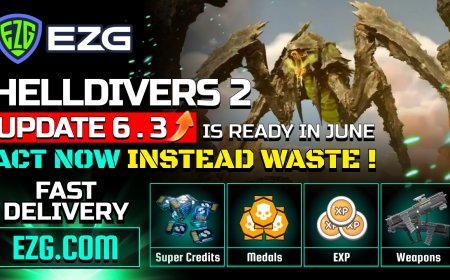 Helldivers 2 6.3 Update is Coming in June. Buy Cheap And Safe Helldivers 2 items at EZG.com!