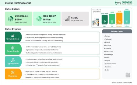 District Heating Market Outlook 2033: US$ 365.27 Billion Size Backed by Steady 6.38% CAGR