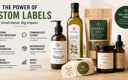 Custom Labels: The Small Detail That Creates a Big Brand Impact