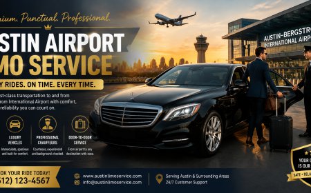 Austin Airport Limo Service: Luxury Airport Transfers with Comfort, Class, and Reliability