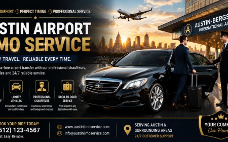 Austin Airport Limo Service: Luxury Travel Experience with Comfort, Reliability, and Style