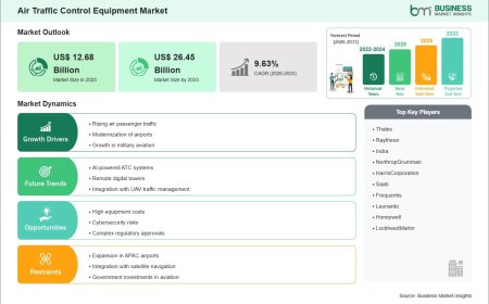 Air Traffic Control Equipment Industry Analysis Reveals US$ 26.45 Billion Market Potential by 2033