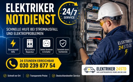 Elektriker Notdienst 24/7 – Schnelle Hilfe bei Stromausfall und Elektroproblemen