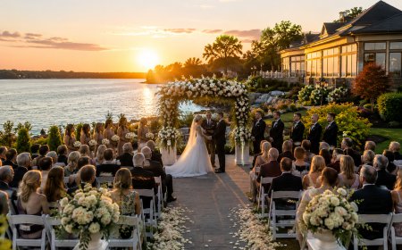 How Does The Falconwood Wedding & Events Venue Create Elegant Waterfront Weddings Near Buffalo and Niagara Falls?