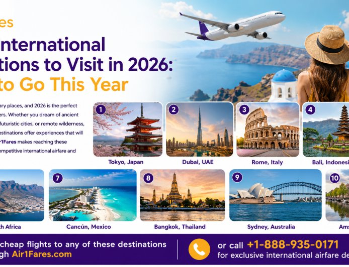 Top 10 International Destinations to Visit in 2026: Where to Go This Year