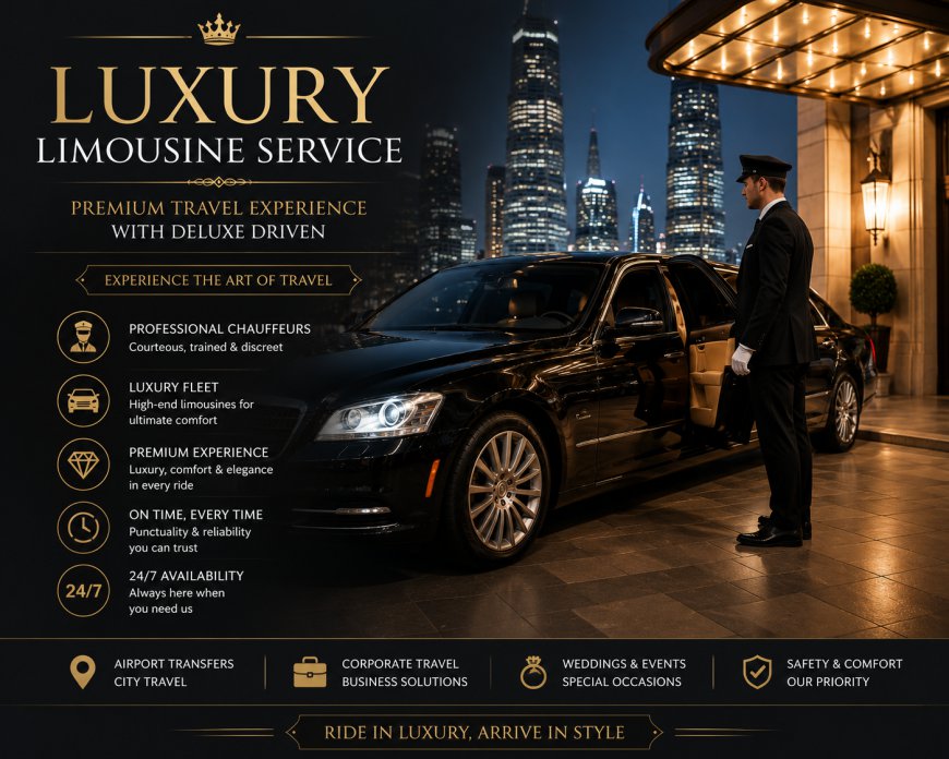 Luxury Limousine Service | Premium Travel Experience with Deluxe Driven