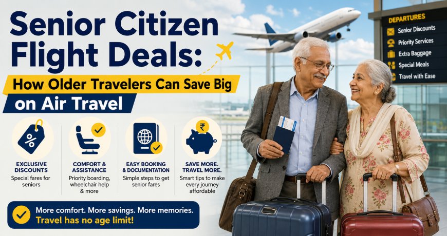 Senior Citizen Flight Deals: How Older Travelers Can Save Big on Air Travel