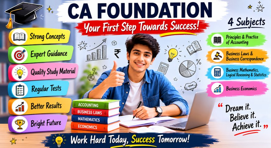 Best CA Foundation Books Recommended by ICAI: Subject-Wise Preparation Guide