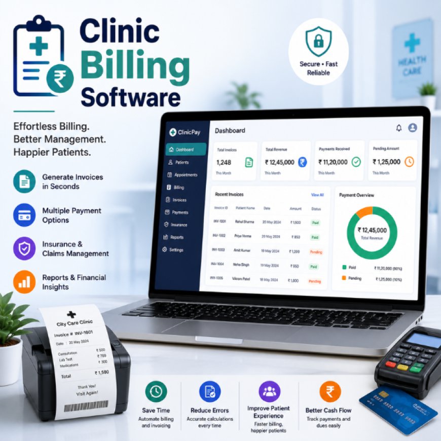 Best Clinic Billing Software for Faster Medical Billing