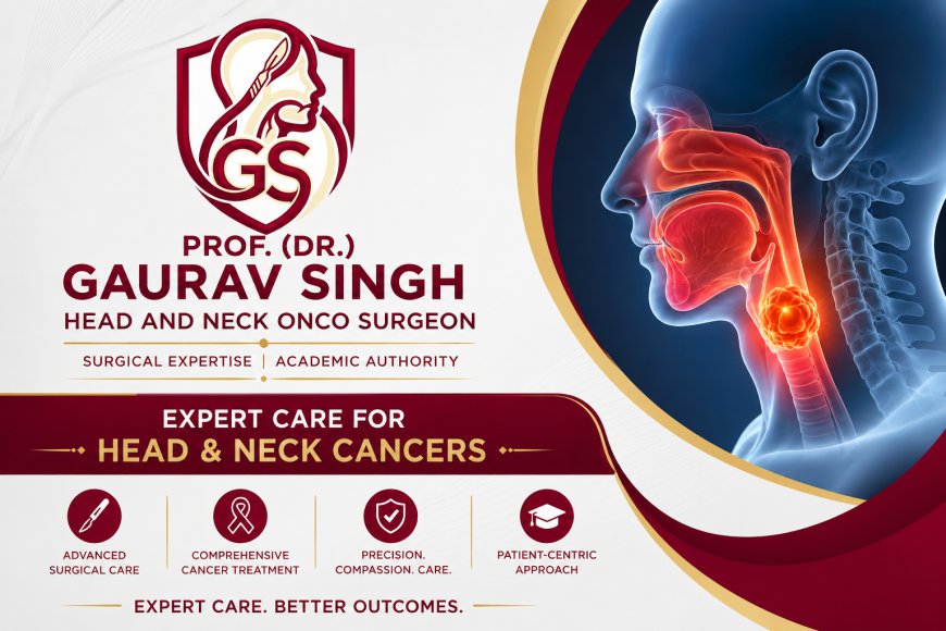 Head & Neck OncoSurgeon in Lucknow: Best-in-Class Cancer Treatment Services from Prof. (Dr.) Gaurav Singh