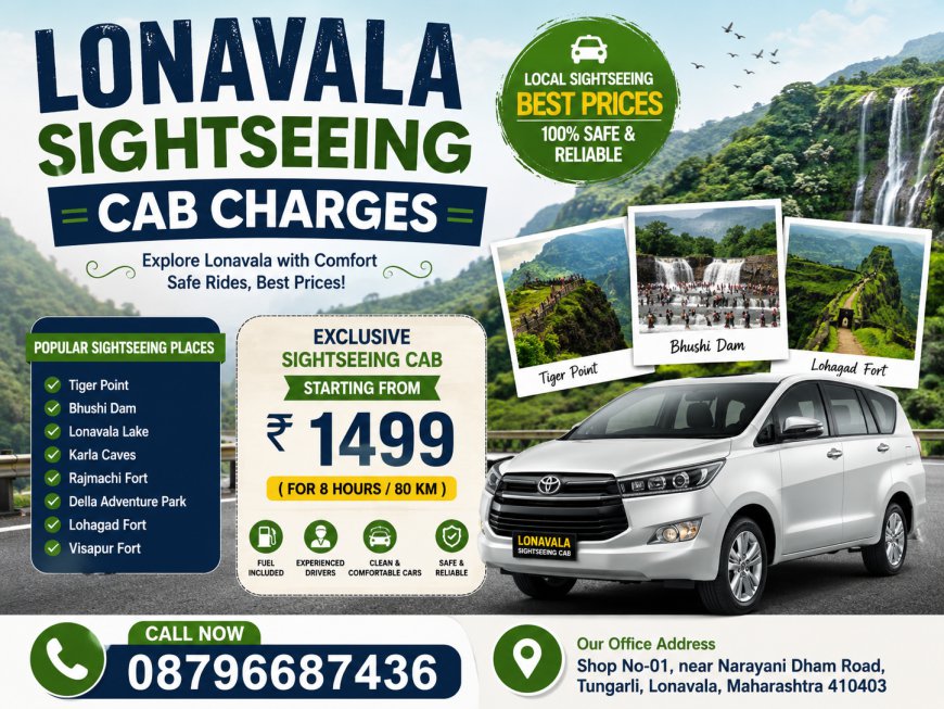 Lonavala Sightseeing Cab Charges