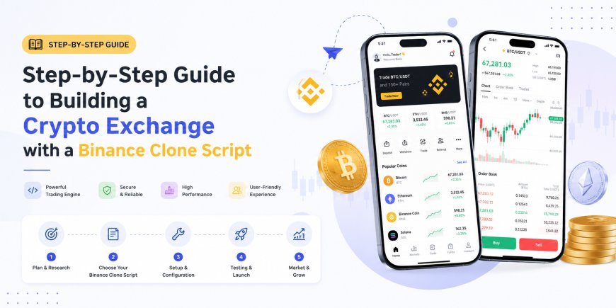 Step-by-Step Guide to Building a Crypto Exchange with a Binance Clone Script