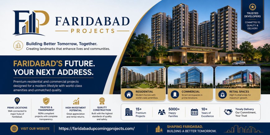 Faridabad Projects: Your Complete Guide to Modern Living and Smart Property Investment