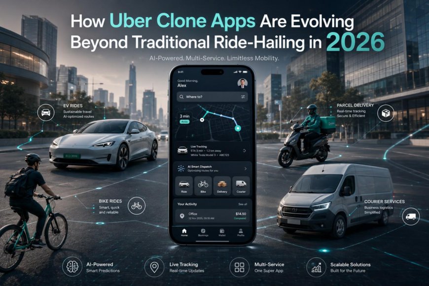 How Uber Clone Apps Are Evolving Beyond Traditional Ride-Hailing in 2026