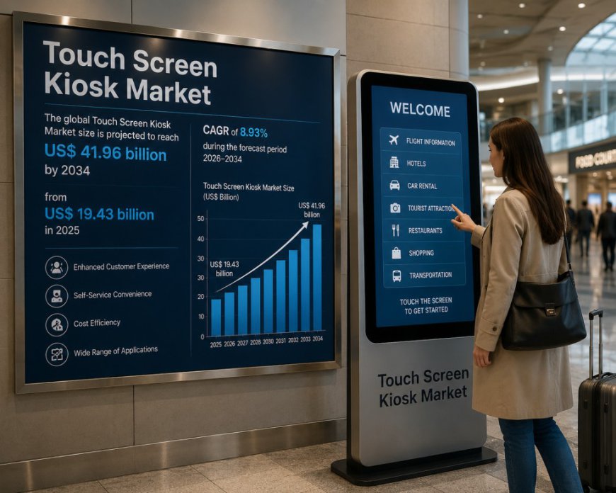 Touch Screen Kiosk Market Insights Driven by Digital Customer Engagement Solutions