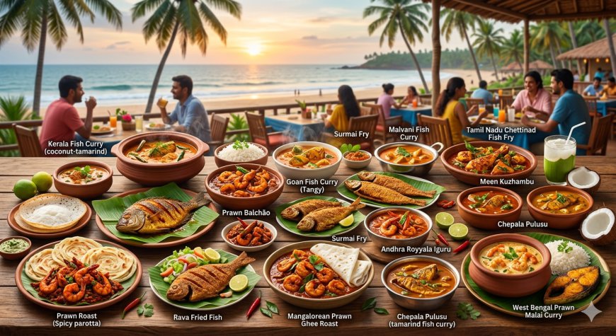 From Kerala to Goa, Indian Coastal Seafood Dishes Tourists Must Try