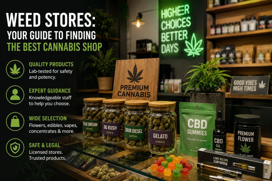 Weed Stores: Your Guide to Finding the Best Cannabis Products
