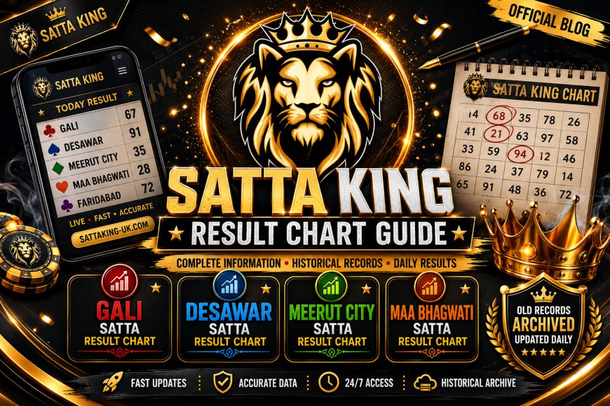 Satta King Chart Guide: Complete Information About Gali, Desawar, Meerut City and Maa Bhagwati Result Charts