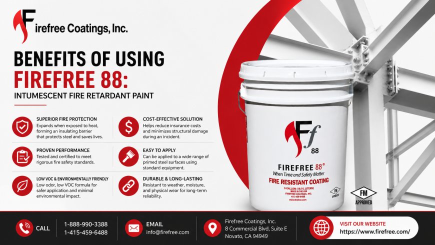 Benefits of Using Firefree 88: Intumescent Fire Retardant Paint