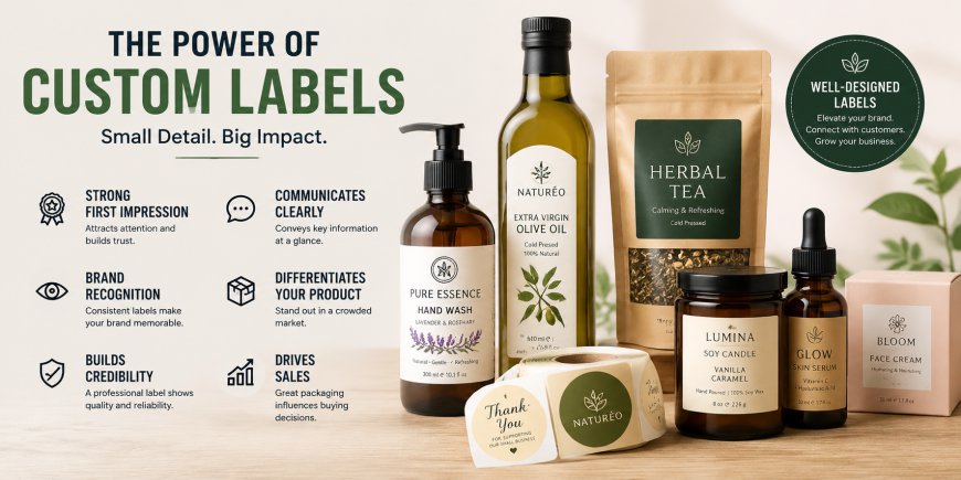 Custom Labels: The Small Detail That Creates a Big Brand Impact